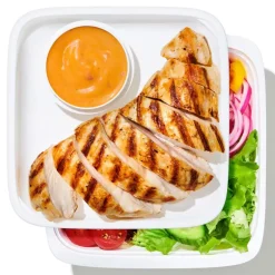 Prep & go salat container 1,5L grønn