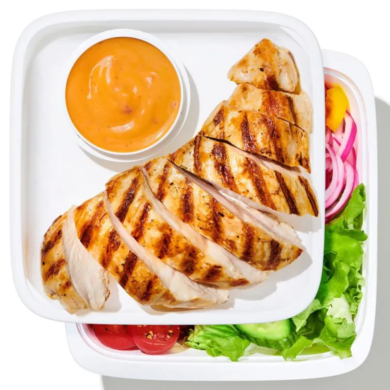 Prep & go salat container 1,5L grønn