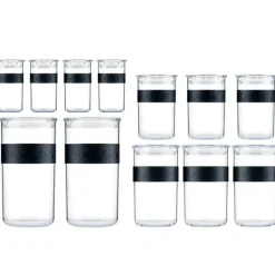 Presso oppbevaringssett 12 deler