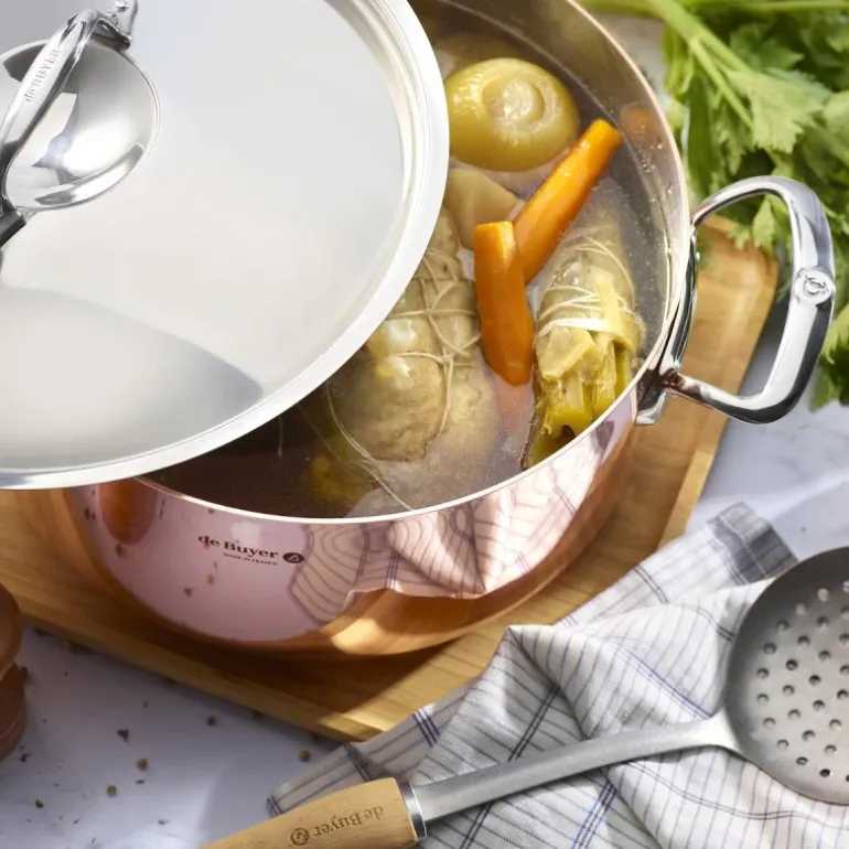 Prima Matera kasserolle 3L 20 cm kobber/støpejern