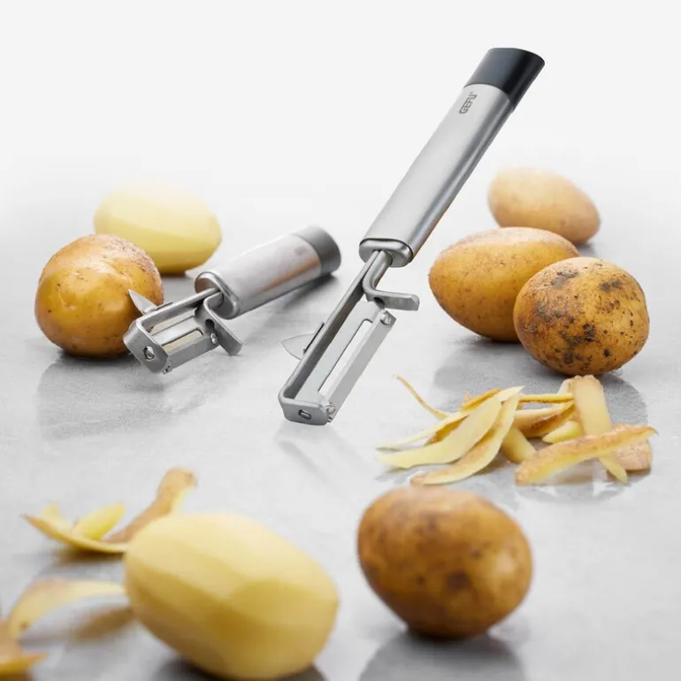 Primeline skreller 20,4x4,5 cm stål/svart