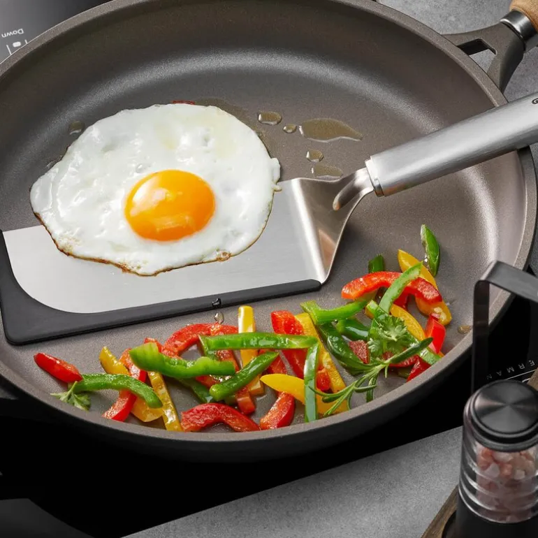 Primeline stekespade 32,5 cm stål/svart