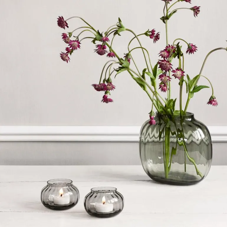 Primula telyslykt 9,5 cm smoke