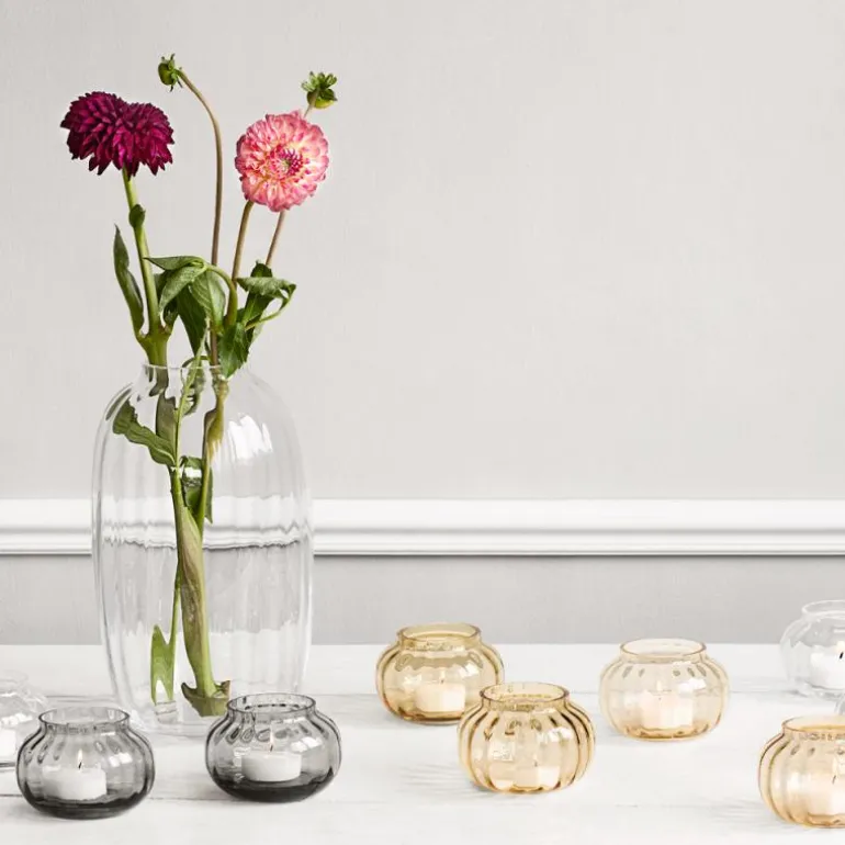 Primula telyslykt 9,5 cm smoke