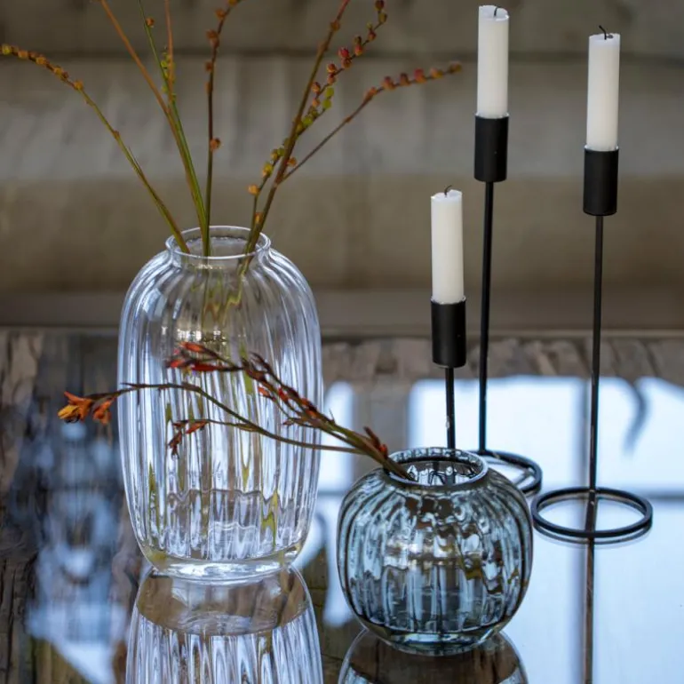 Primula vase 12,5 smoke