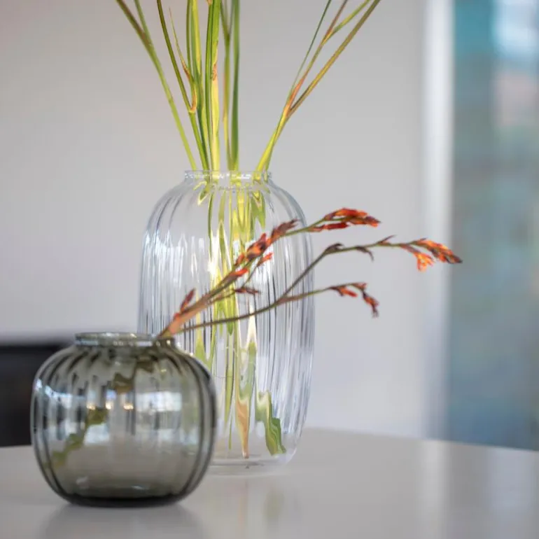 Primula vase 12,5 smoke