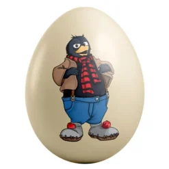 Påskeegg metall 15 cm Solan beige