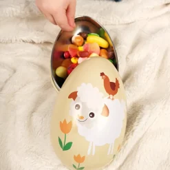 Påskeegg 10x15 cm Lam gul