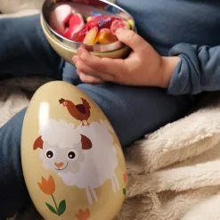 Påskeegg 10x15 cm Lam gul