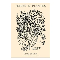 PSTR Studio poster 50x70 cm zoe fleurs et plantes bouquet stockholm
