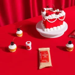 Pulverfarge 5 g rød