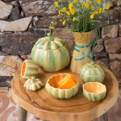 Pumpkin terrin 4,3L gresskar oransje/grønn