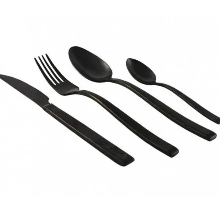 Pure Black bestikksett 24 deler svart