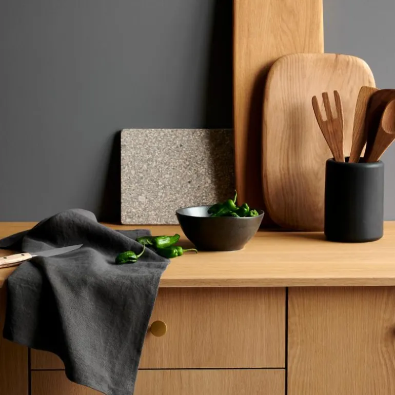 Pure Linen kjøkkenhåndkle 50x70 cm earth