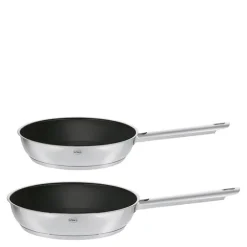 PureElements stekepannesett 2 deler 20/28 cm stål/svart