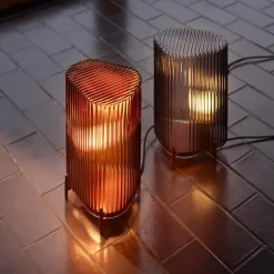 Putki lampe 34x20,5 cm grå