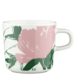 Puutarhakutsut kopp 20 cl hvit/grønn/oransje