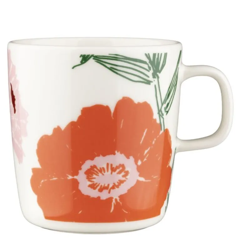 Puutarhakutsut krus 40 cl hvit/grønn/oransje