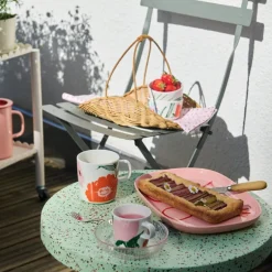 Puutarhakutsut krus 40 cl hvit/grønn/oransje