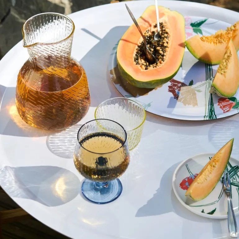 Puutarhakutsut serveringsfat 31 cm multi