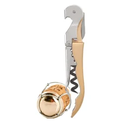 PWC Pulltaps Basic 2F vin- og champagneåpner gull