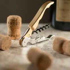 PWC Pulltaps Basic 2F vin- og champagneåpner gull