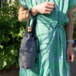 PWC To Go kjølebag for én flaske 18,5x12 cm grå