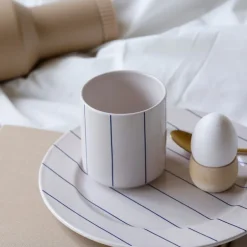 Pyjamas kopp 25 cl beige/midnight blue