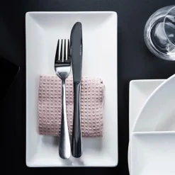 Quadro tallerken 25x15 cm hvit