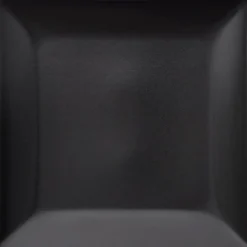 Quadro tallerken 18x18 cm svart