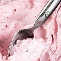 Quenelleskje S 18 cm 2 stk sølv matt