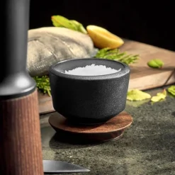 RÅ saltkrukke m/lokk 15 cl