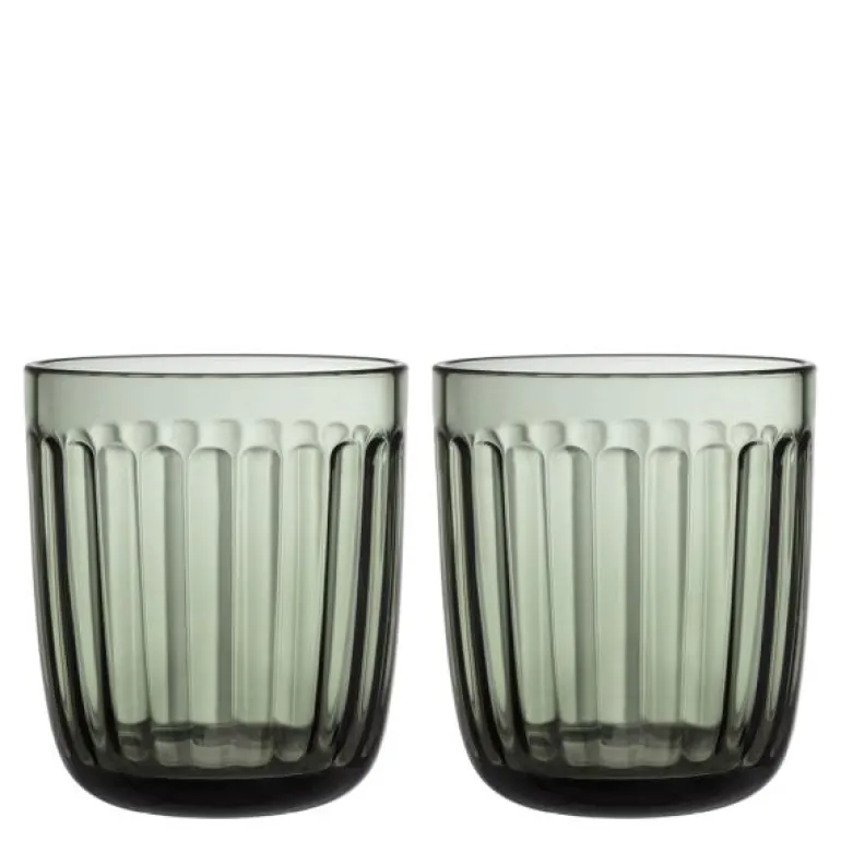 Raami glass 26 cl 2 stk furugrønn