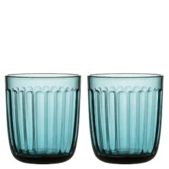 Raami glass 26 cl sjøblå 2 stk