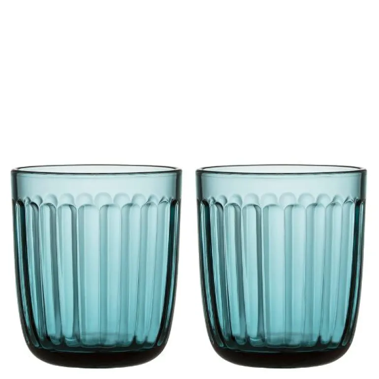 Raami glass 26 cl sjøblå 2 stk