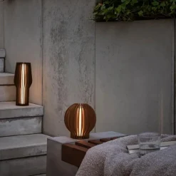 Radiant rund LED lampe 15 cm eik