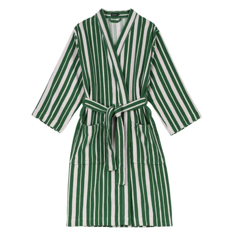 Raide badekåpe large grønn/rosa