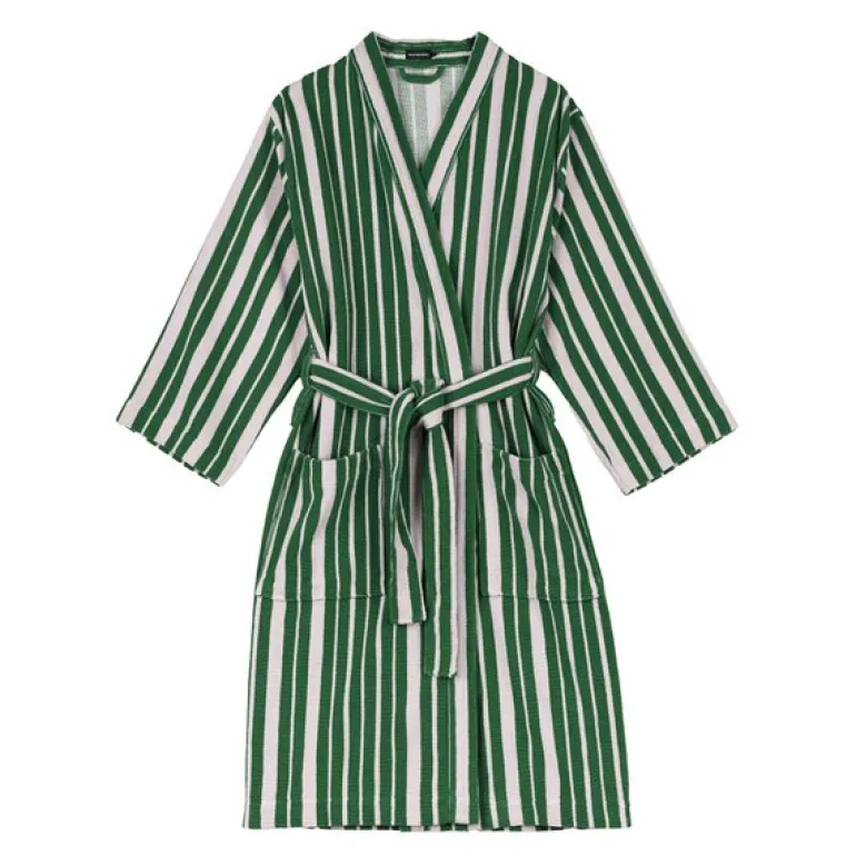 Raide badekåpe medium grønn/rosa