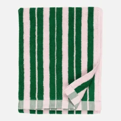 Raide håndkle 50x70 cm grønn/rosa