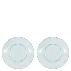 Rain tallerken 21 cm 2 stk aqua