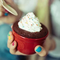 Ramekin form n°8 8,5 cm rød