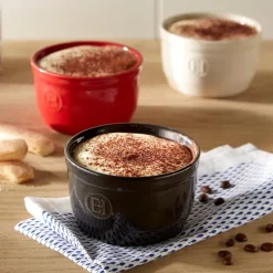 Ramekin form n°8 8,5 cm rød