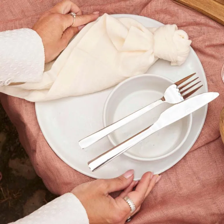 RAW Arctic White tallerken 28 cm 4 stk