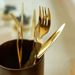 RAW bestikksett 40 deler gull