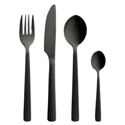 RAW bestikksett 40 deler matt svart