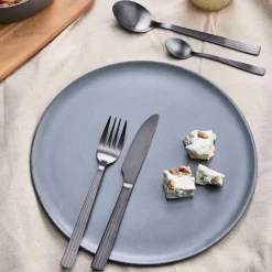 RAW bestikksett 40 deler matt svart