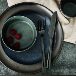 RAW bestikksett 40 deler svart