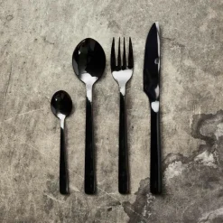 RAW bestikksett 48 deler svart