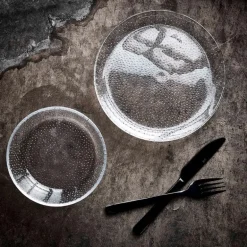 RAW Glass Beads middagstallerken 27 cm klar