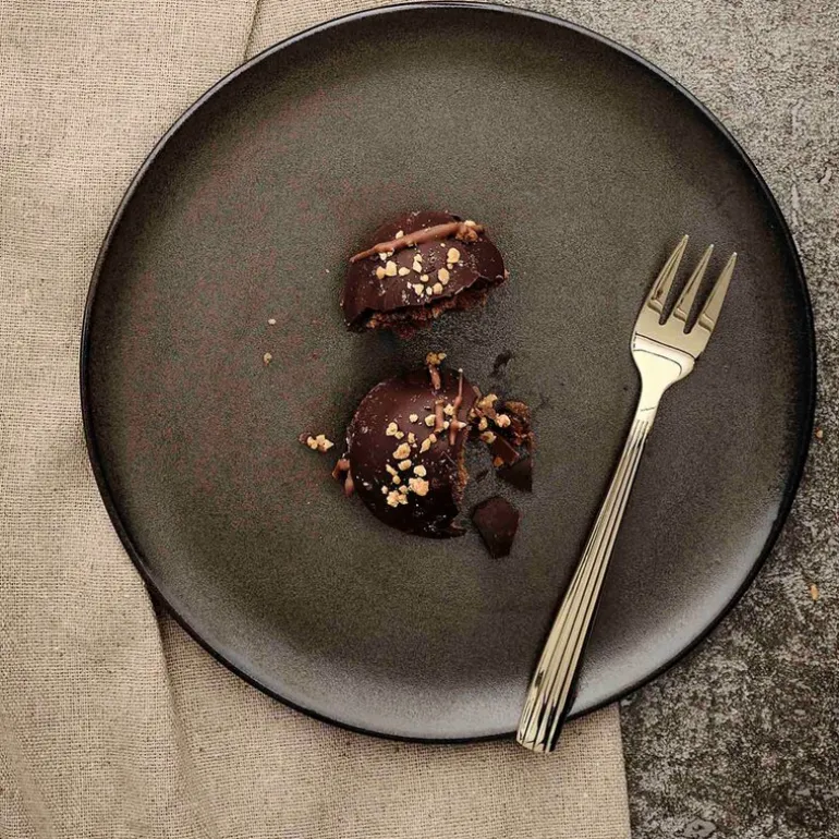 RAW kakegaffel 4 stk champagne gold